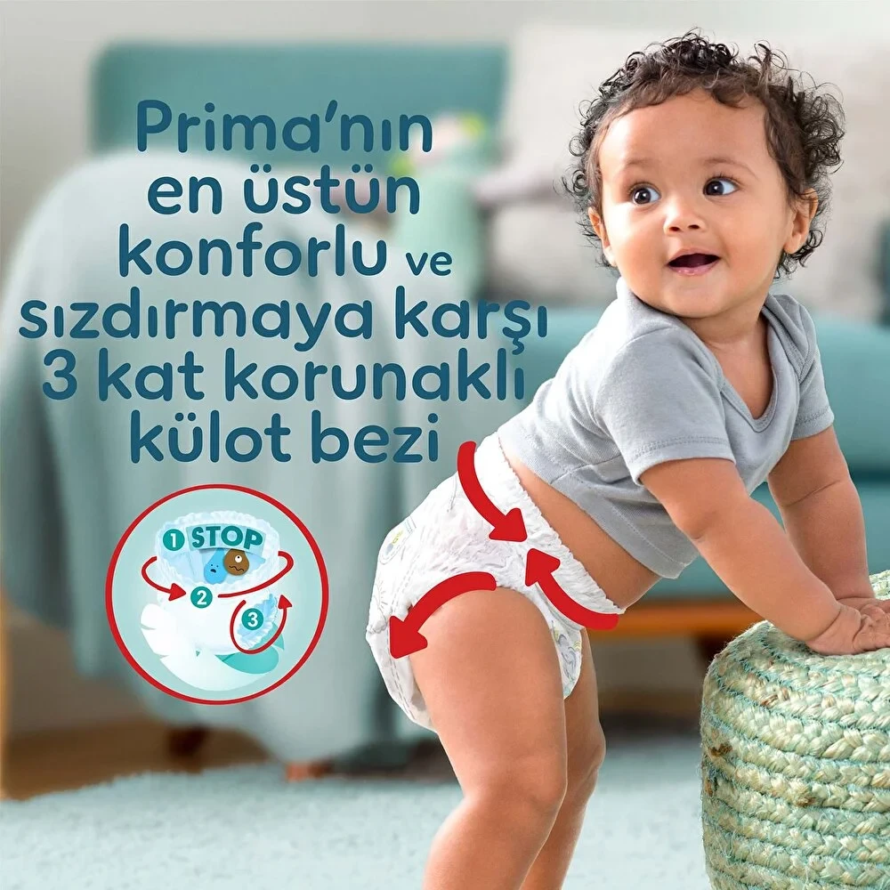 Bebek Bezi Aktif Bebek 6 Beden Ekstra Large Ekonomik Paketi 13-18 kg 40 Adet